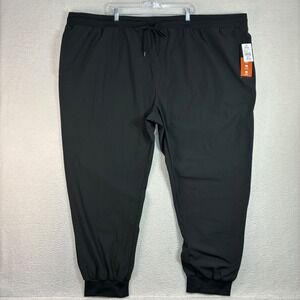 Society of One Jogger Pants Men 5XL Black Stretch DXL Drawstring Sweatpants NWT